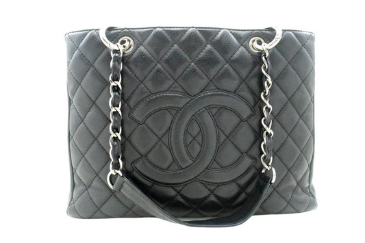 Chanel Gst (Grand Shopping Tote)  Leather Tote Bag (Pre-Owned)