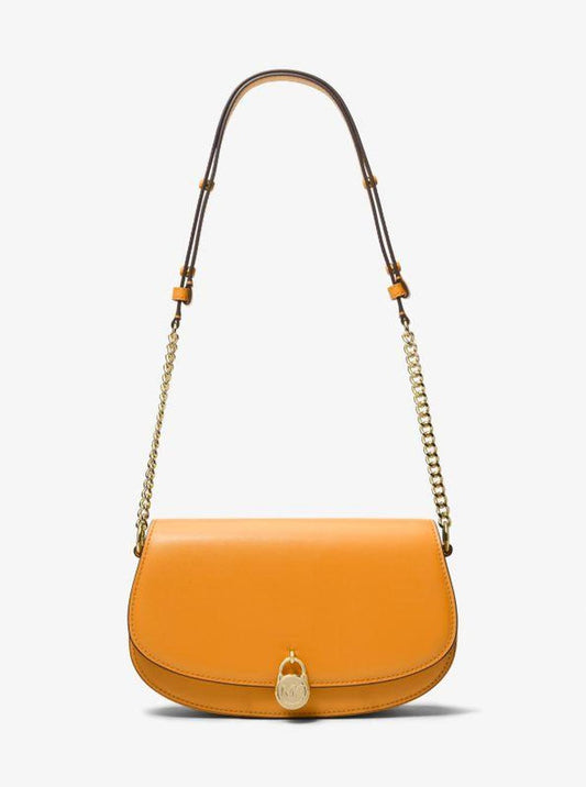 Mila Medium Leather Messenger Bag