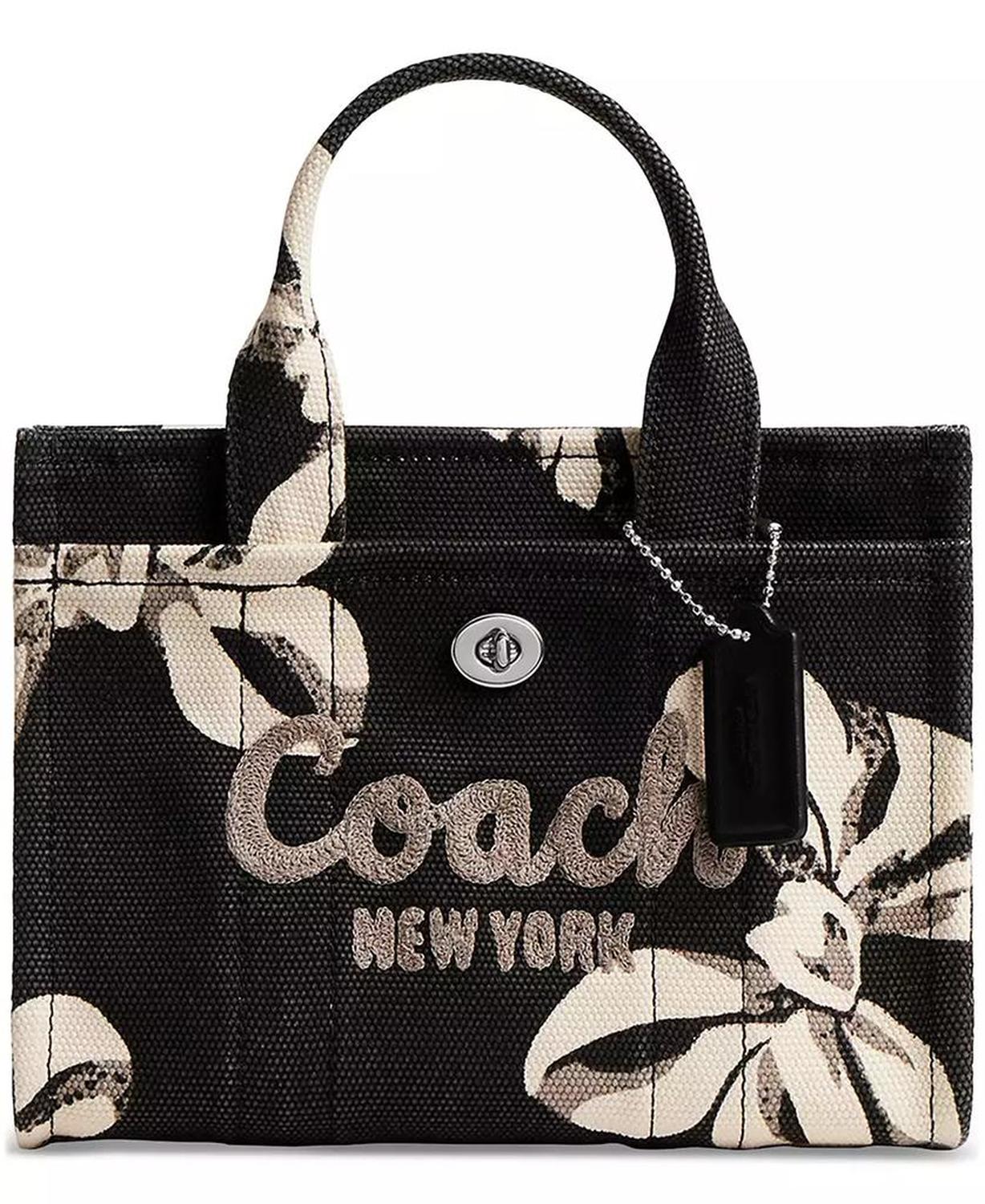 Cargo Bow Print Canvas Tote Bag 20