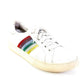 Marc Jacobs Womens Round Neck Lace Up Embellish Rubber Sole Sneaker White