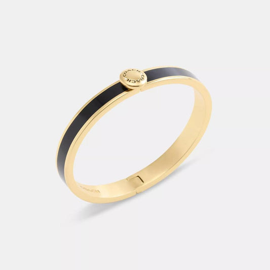 Coach Rivet Enamel Hinged Bangle