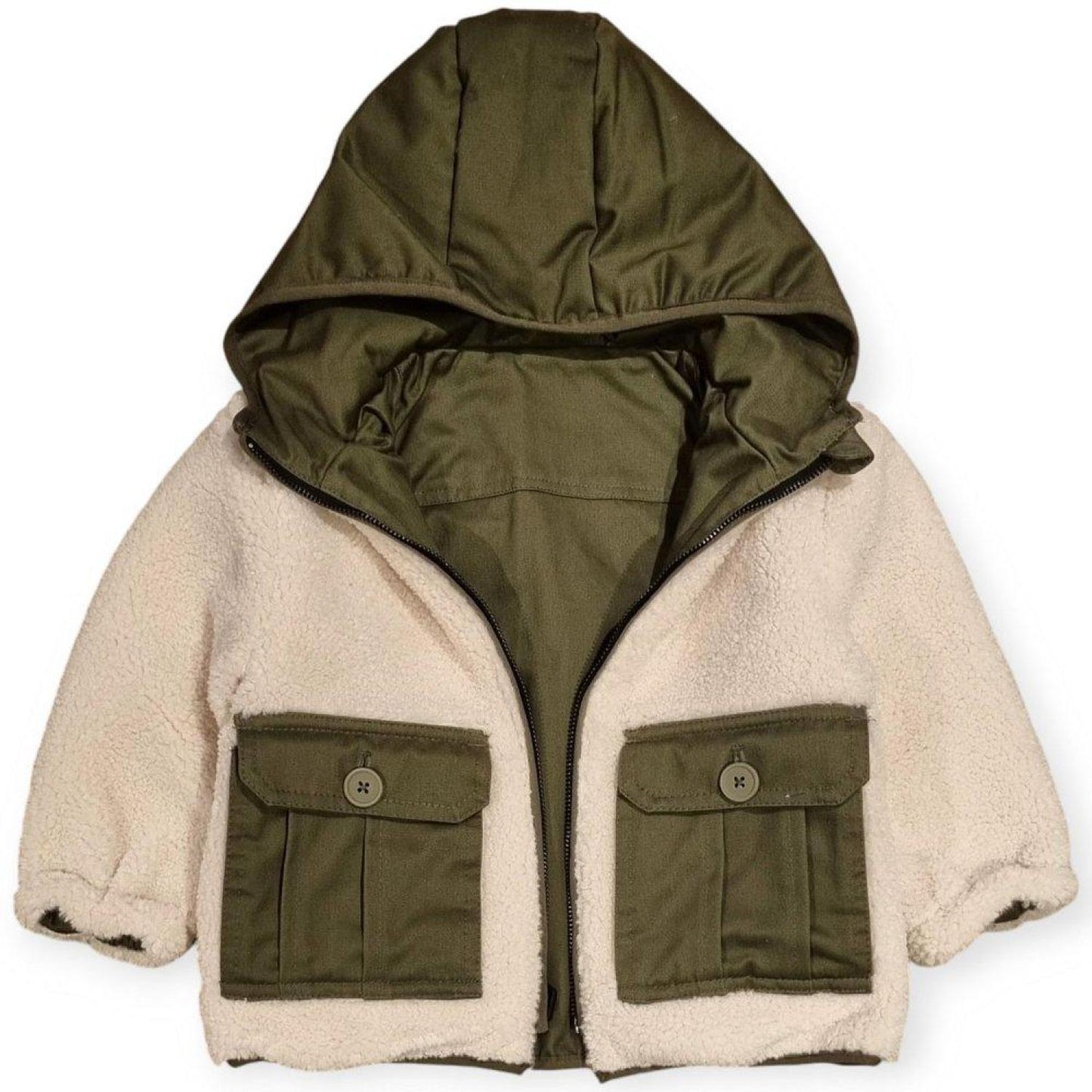 The Marc Jacobs Kids Logo Printed Reversible Hooded Jacket