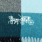 Women's Wool Checkered Fringe-Trim Scarf
