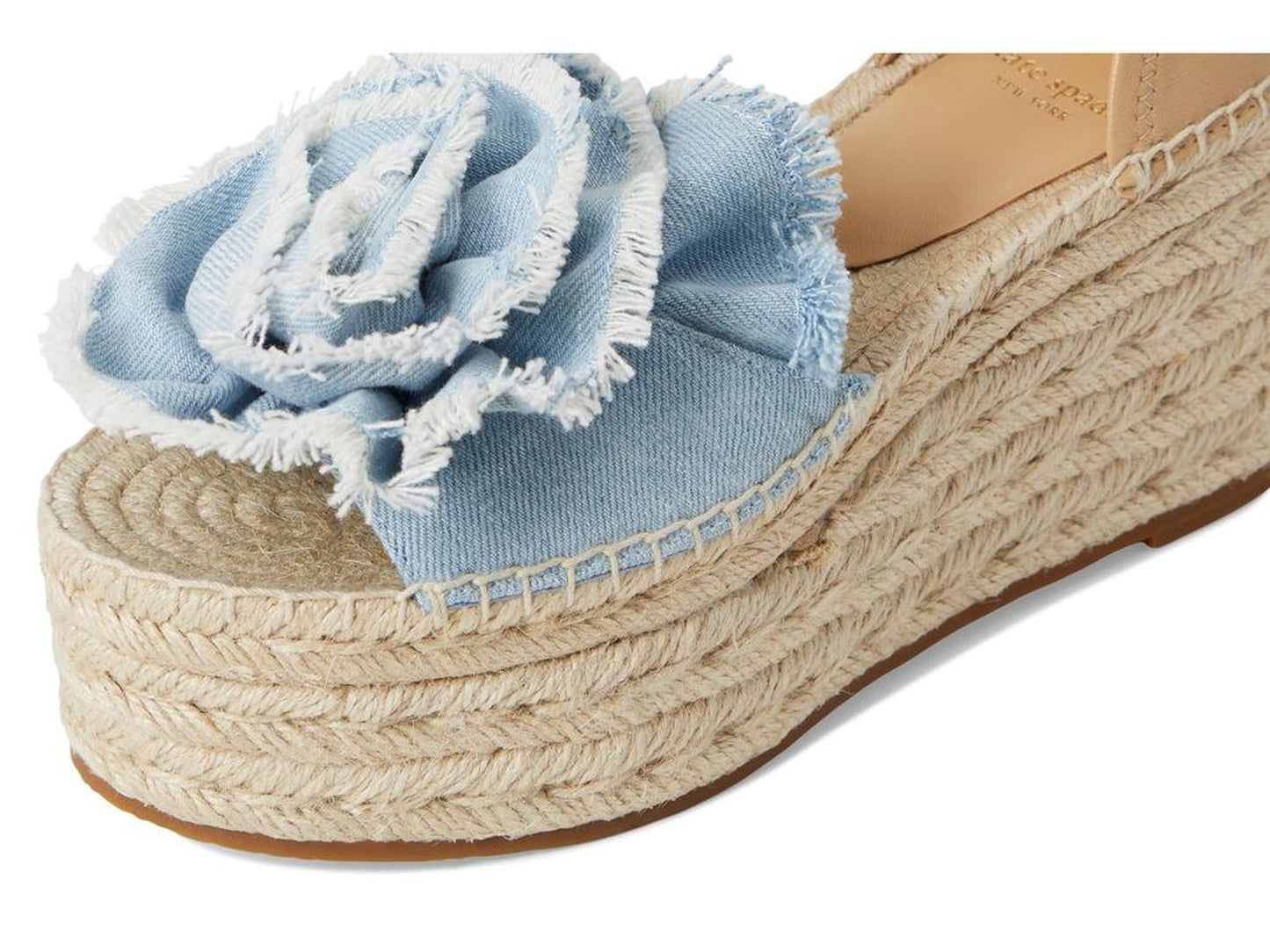 Flourish Denim Espadrille Wedge Sandal