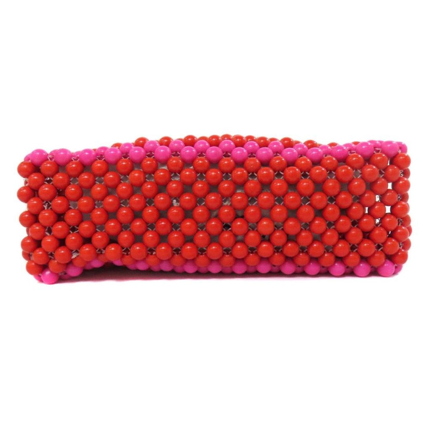 pink Color Beads Handbag (Pre-Owned)