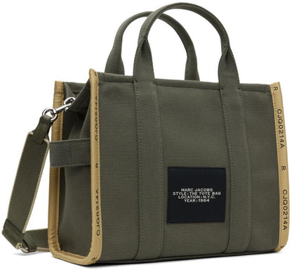 Khaki 'The Jacquard Medium' Tote
