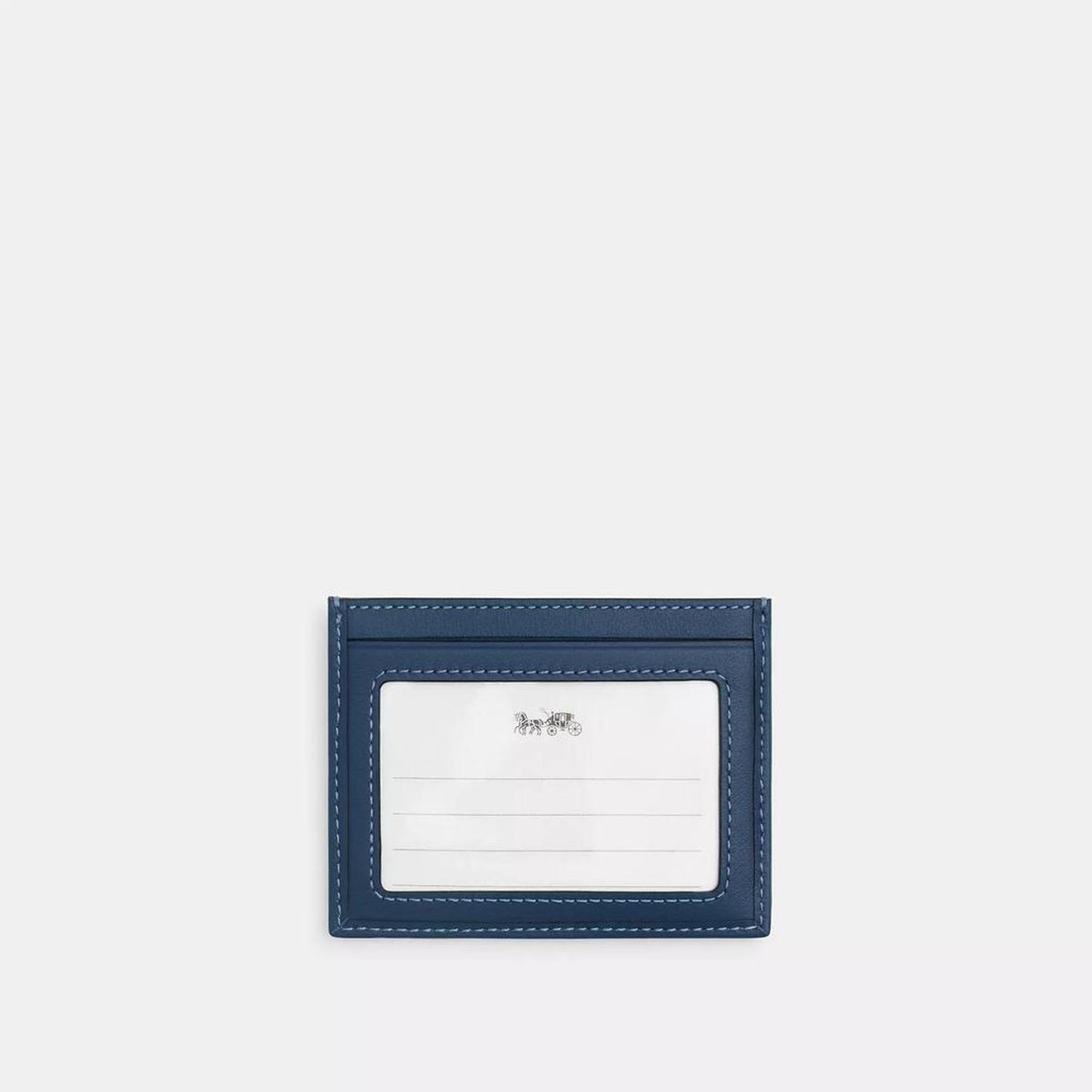Slim Id Card Case In Signature Jacquard