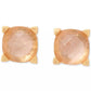 Gold-Tone Color Cubic Zirconia Stud Earrings