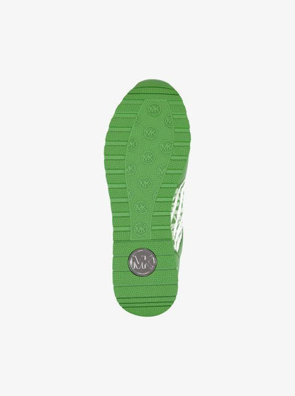 Maddy Zebra Print Signature Logo Trainer