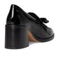 Deco Bow Patent Leather Heeled Loafers