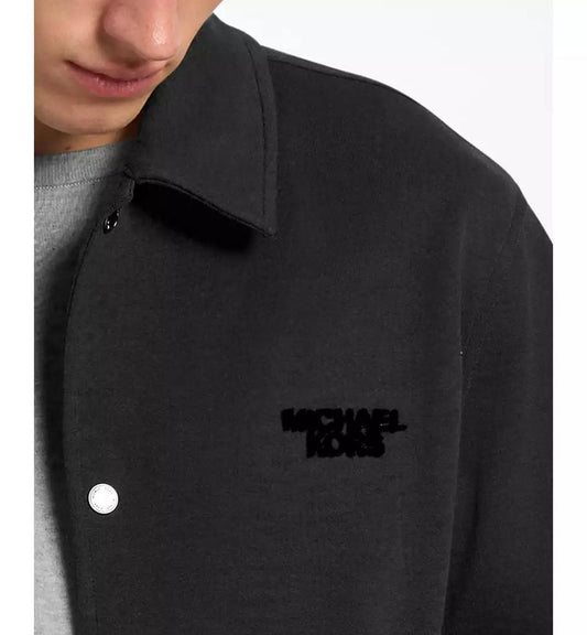 Men's Collared Long-Sleeve Jacket