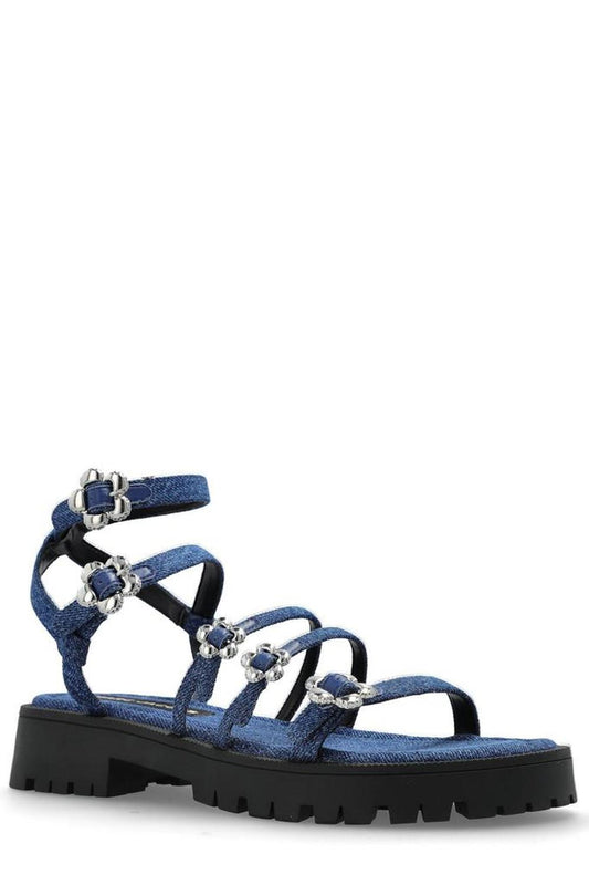 Marc Jacobs The Denim Daisy Gladiator Sandals