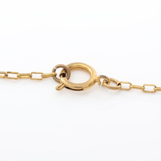 Coco Mark Necklace Gp Gold Vintage