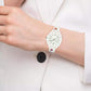 Women's Kitt Chalk Silicone Strap Watch, 35.4mm