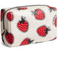 Essential Cosmetic Pouch with Strawberry Print