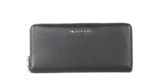 Jet Set Travel Large  Pebble Leather Continental Wrist Women's Wallet