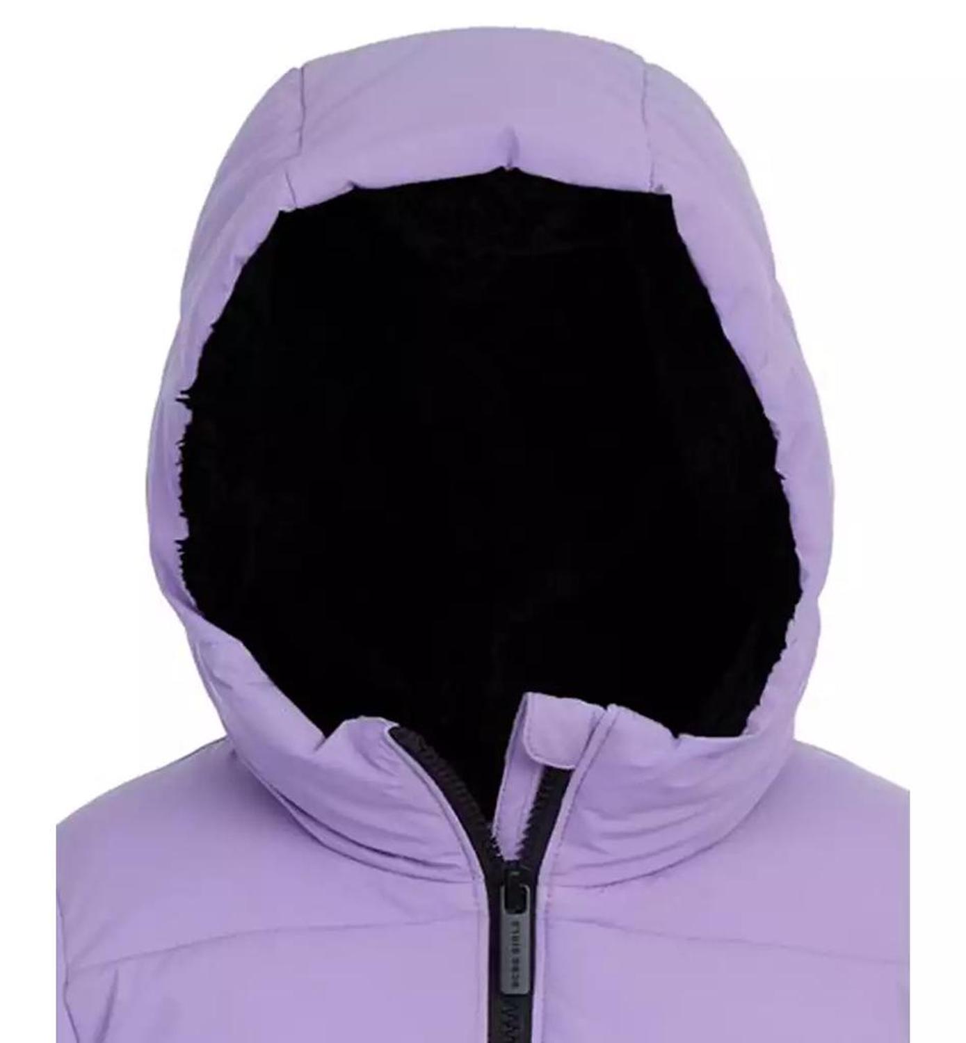 BCBG Toddler and Little Girls Berber Lined Puffer Jacket