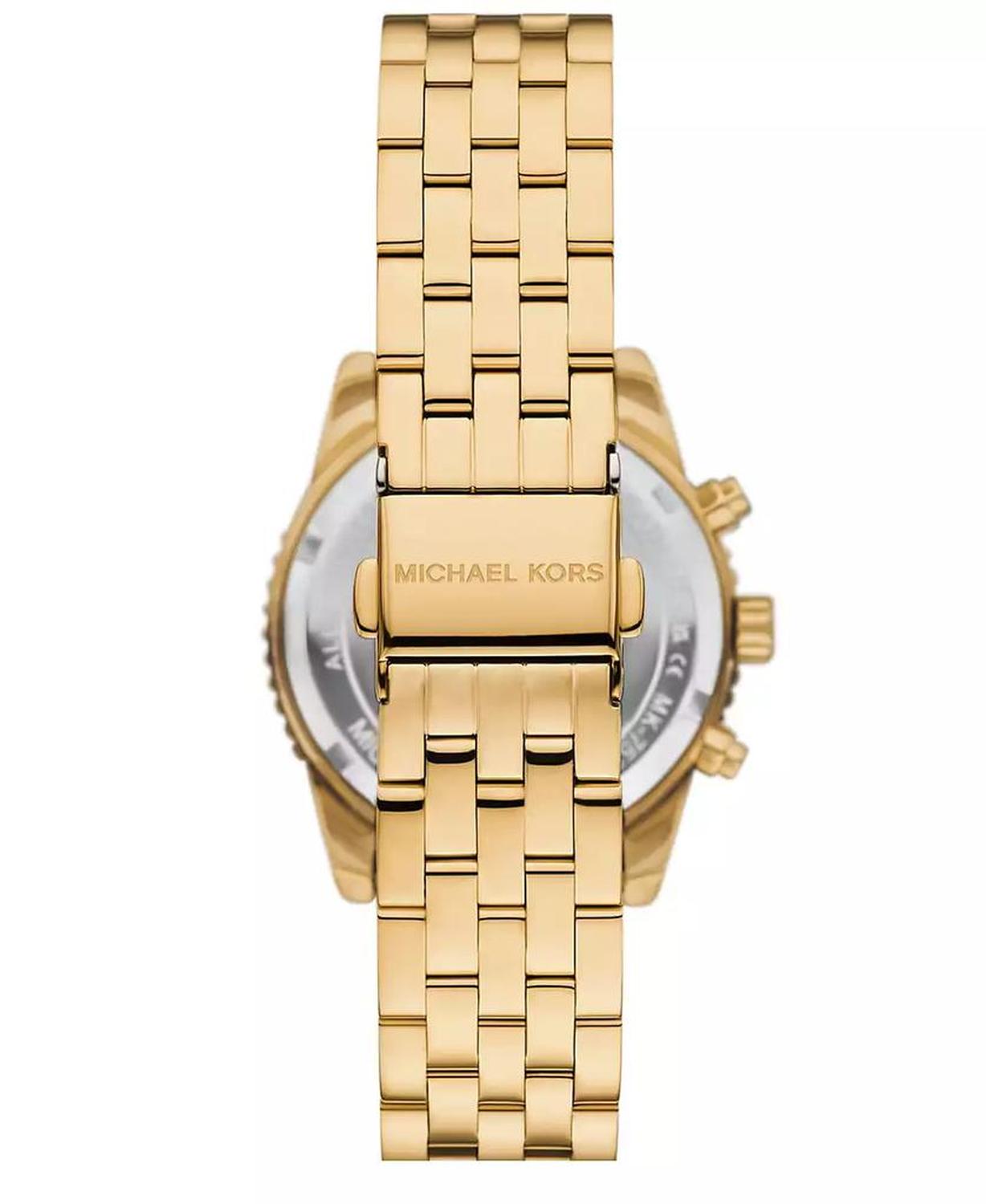 Women's Mini Ritz Chronograph Gold-Tone Stainless Steel Watch, 35mm