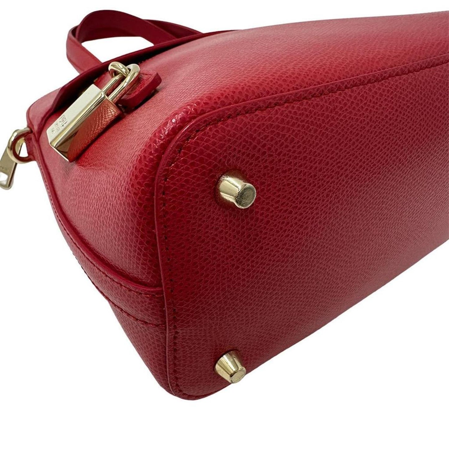 Leather Handbag Shoulder Bag (Pre-Owned)