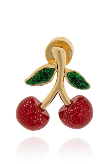 Coach Cherry Motif Earrings