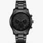 Oversized Berkley Black-Tone Watch