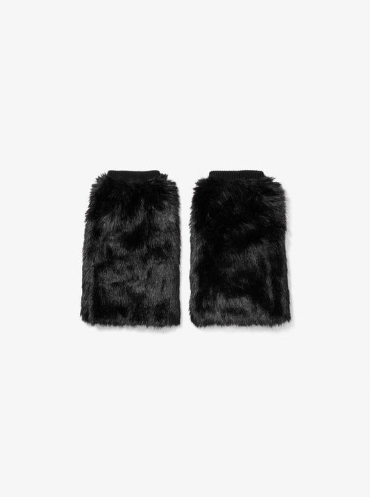 Faux Fur and Wool Leg Warmers
