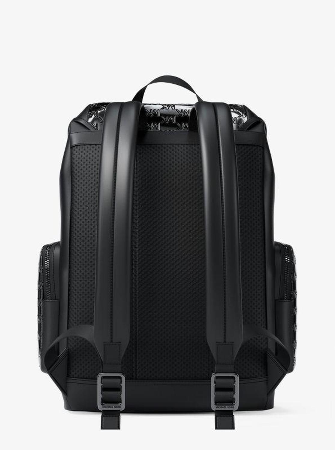 Cooper Medium Metallic Logo Debossed Backpack