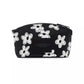 The Daisy Floral Leather Cosmetic Bag