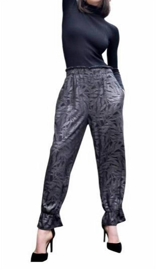 Pablo Pants In Metallic Fern