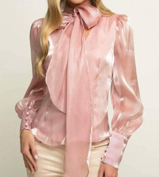 Blythe Blouse In Chiffon Cake