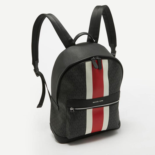 Michael Kors /bright Signature Coated Canvas Striped Cooper Backpack