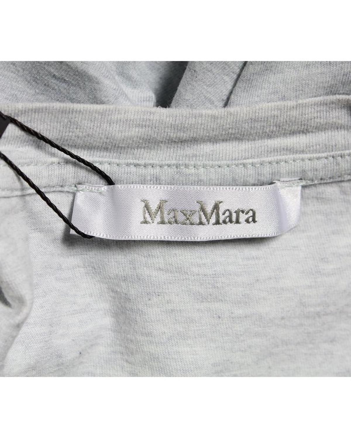 Chest Pocket Logo T-Shirt in Grey Cotton