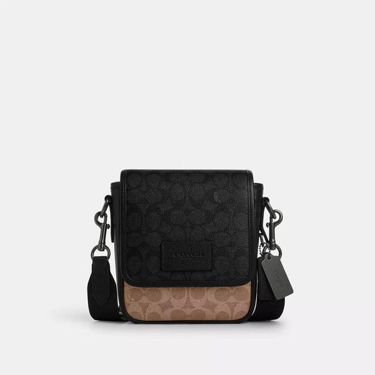 Coach Outlet Lucas Crossbody Bag In Blocked Signature Canvas