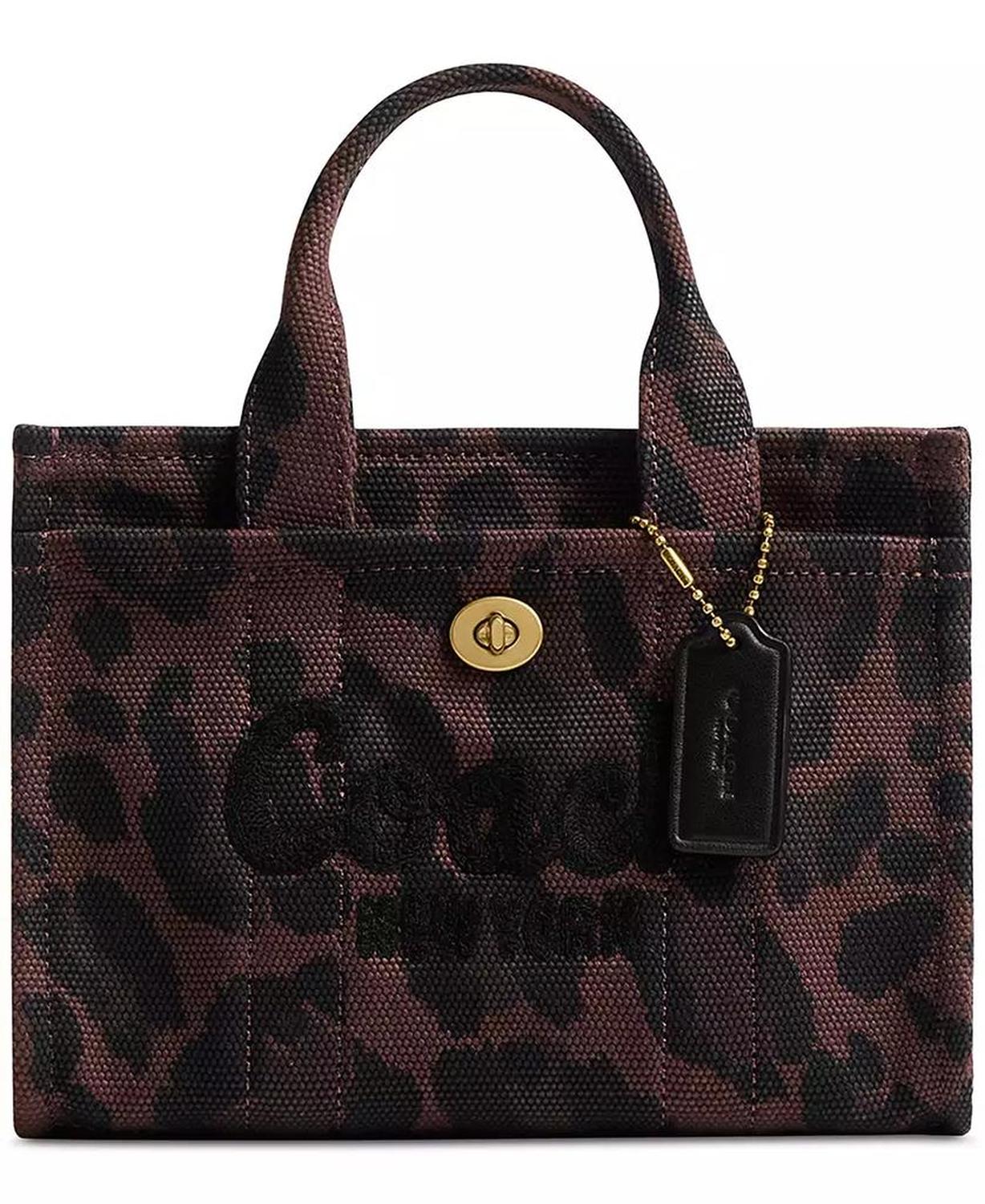 Leopard Print Cargo Mini Tote Bag