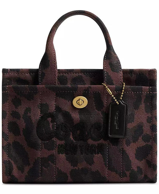 Leopard Print Cargo Mini Tote Bag