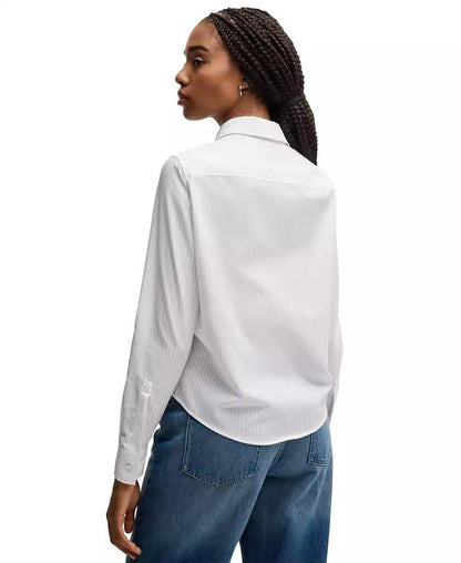 Women’s Striped Regular-Fit Blouse
