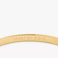 Heart Of Gold Idiom Bangle