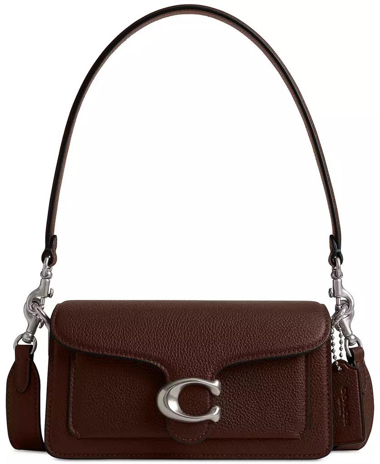 Polished Pebble Leather Mini Tabby Shoulder Bag 20
