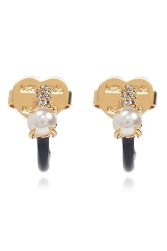 Kate Spade Hint Of Shimmer Huggies Earrings
