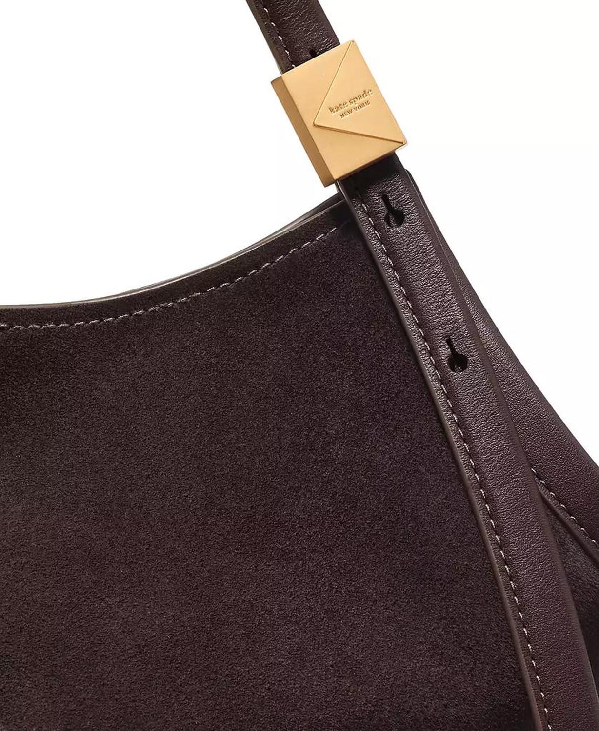 Deco Medium Suede Tulip Tote Bag