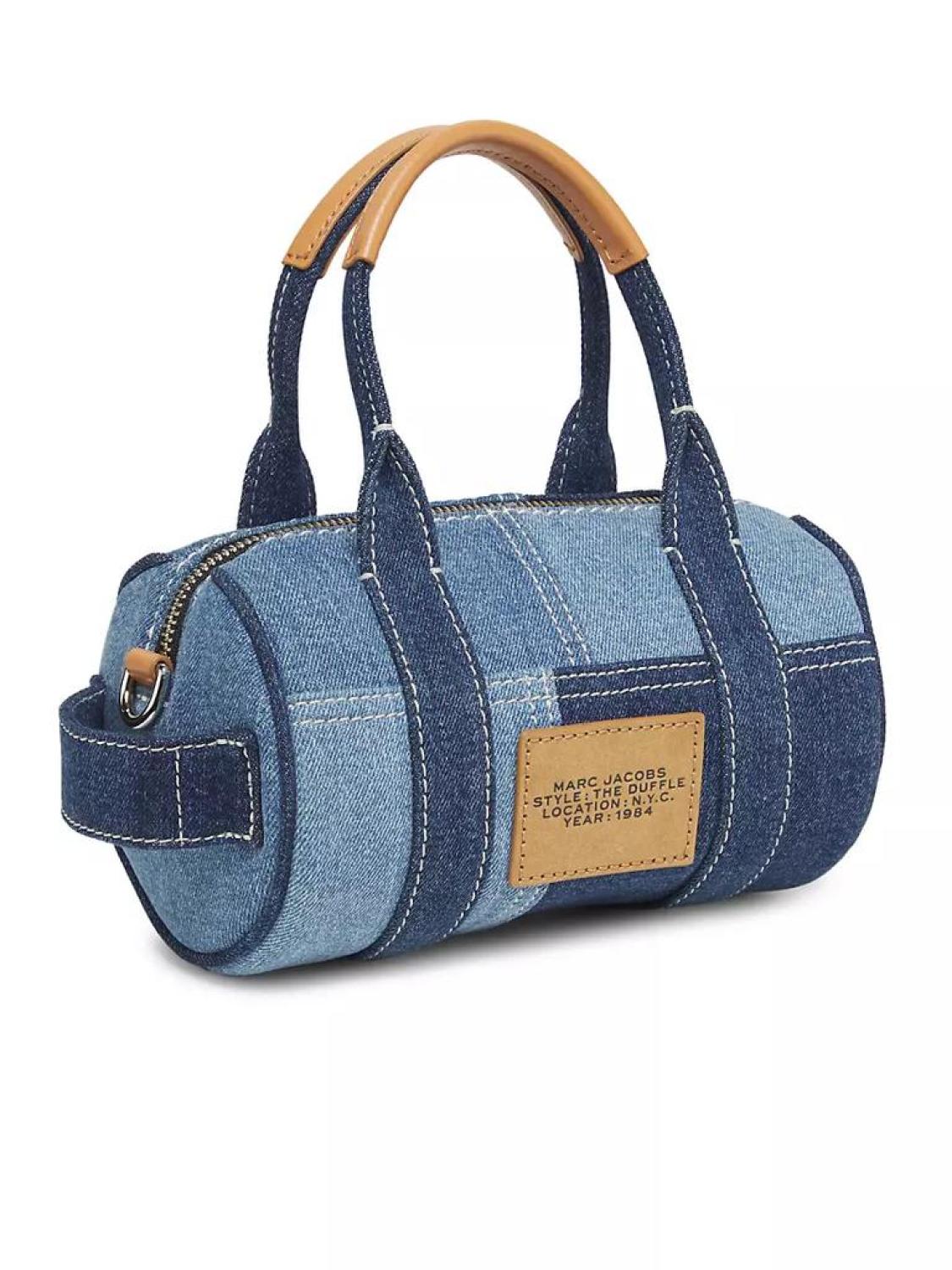 Denim Mini Duffel Bag