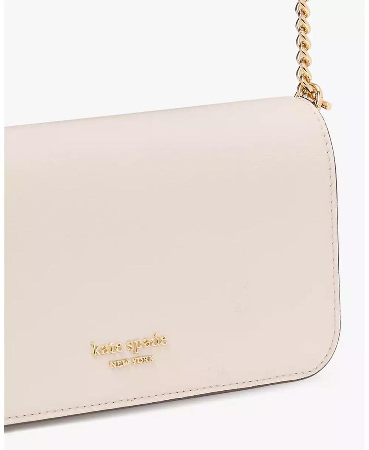 Devin Saffiano Leather Flap Chain Wallet