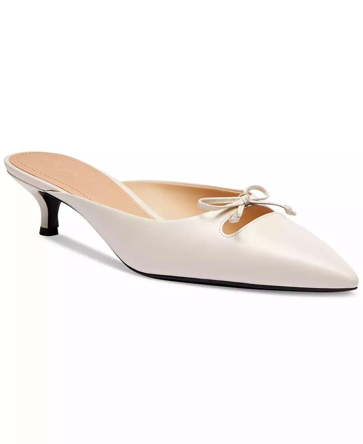 Women's Runway Embellished Bow-Trim Mules
