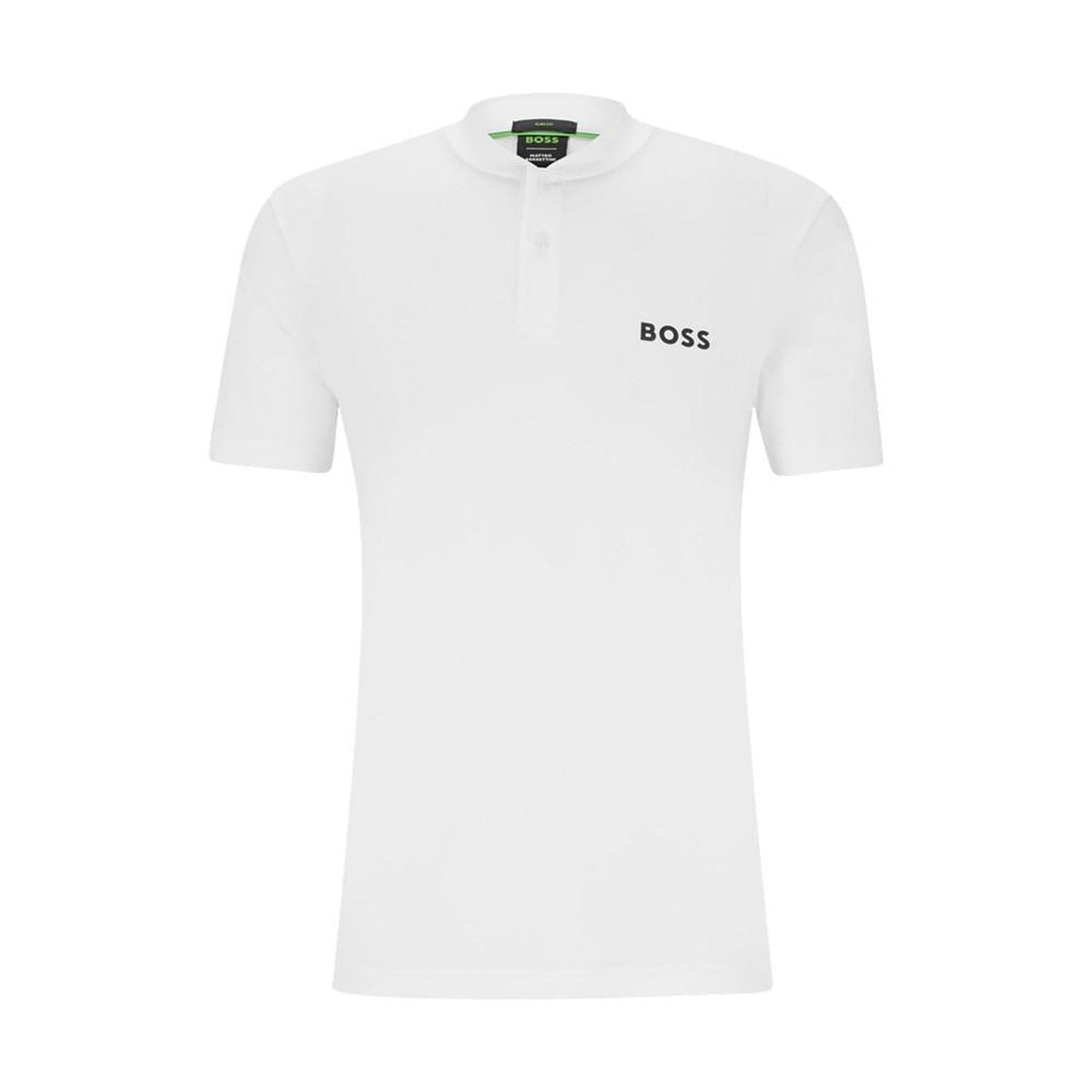 Men's BOSS by Hugo Boss x Matteo Berrettini Slim-Fit Polo Shirt with Bomber-style Collar