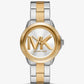 Oversized Brynn Two-Tone Watch