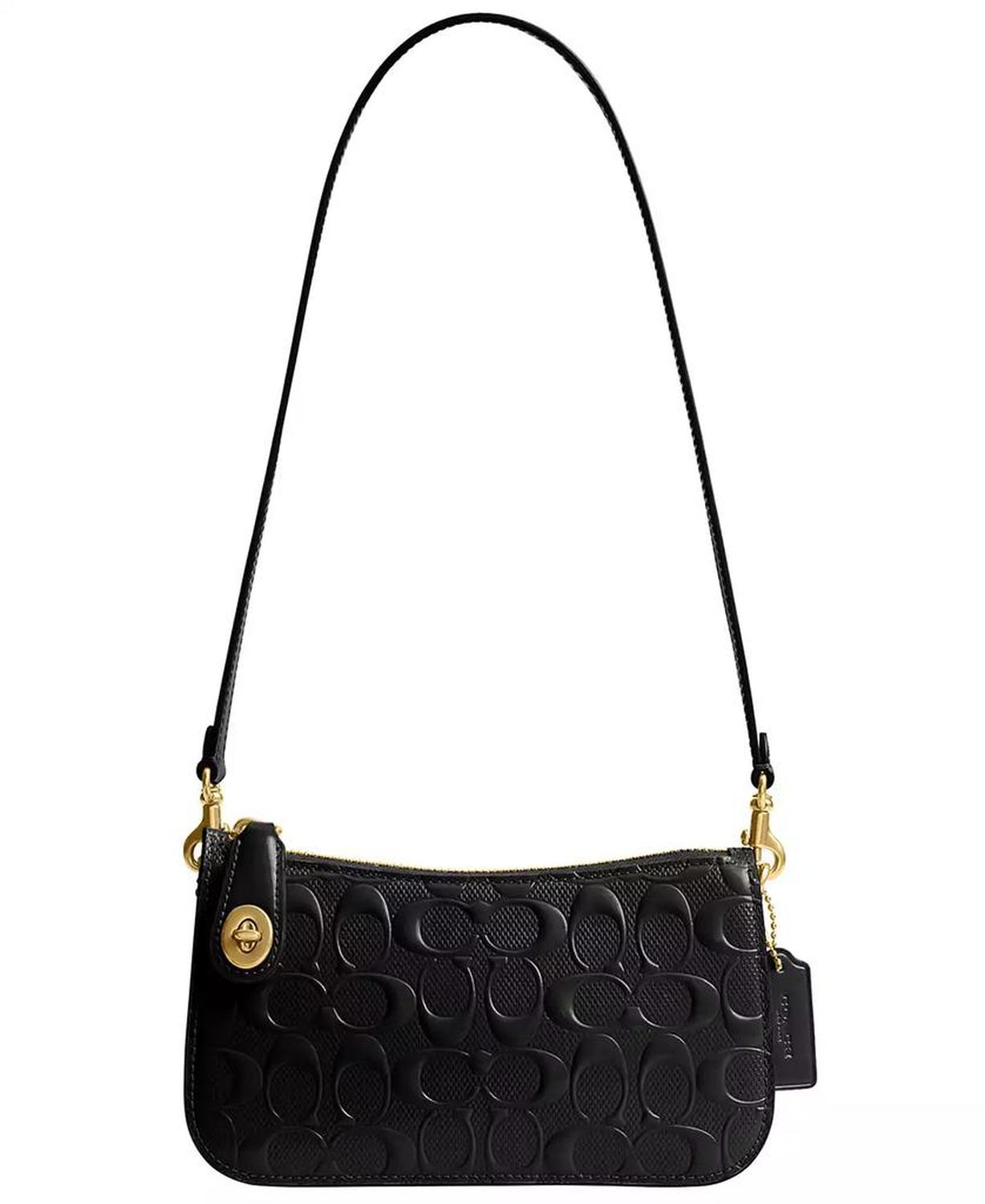 Penn Small Signature Patent Leather Shoulder Bag