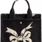 Cargo Bow Print Canvas Tote Bag 20