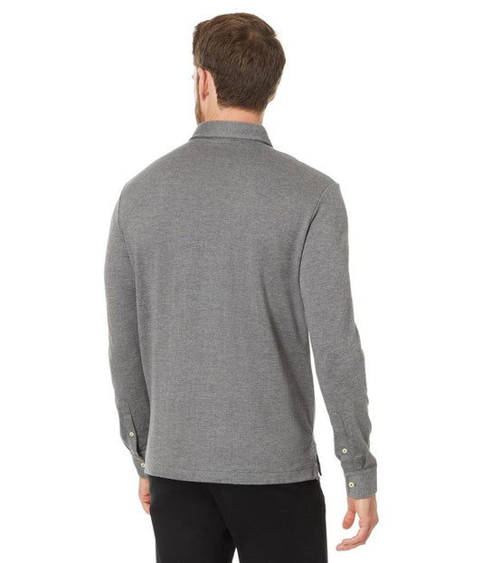 Custom Slim Fit Herringbone Polo Shirt
