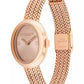 Women's Sammy Rose Gold Tone Stainless Steel Mesh Bracelet Watch, 22.5mm