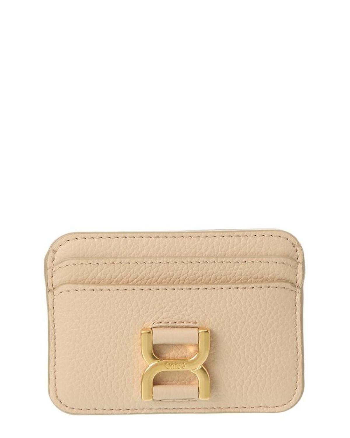 Chloé Marcie Leather Card Case